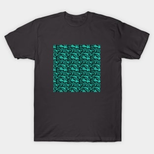 Monarch Migration- teal T-Shirt